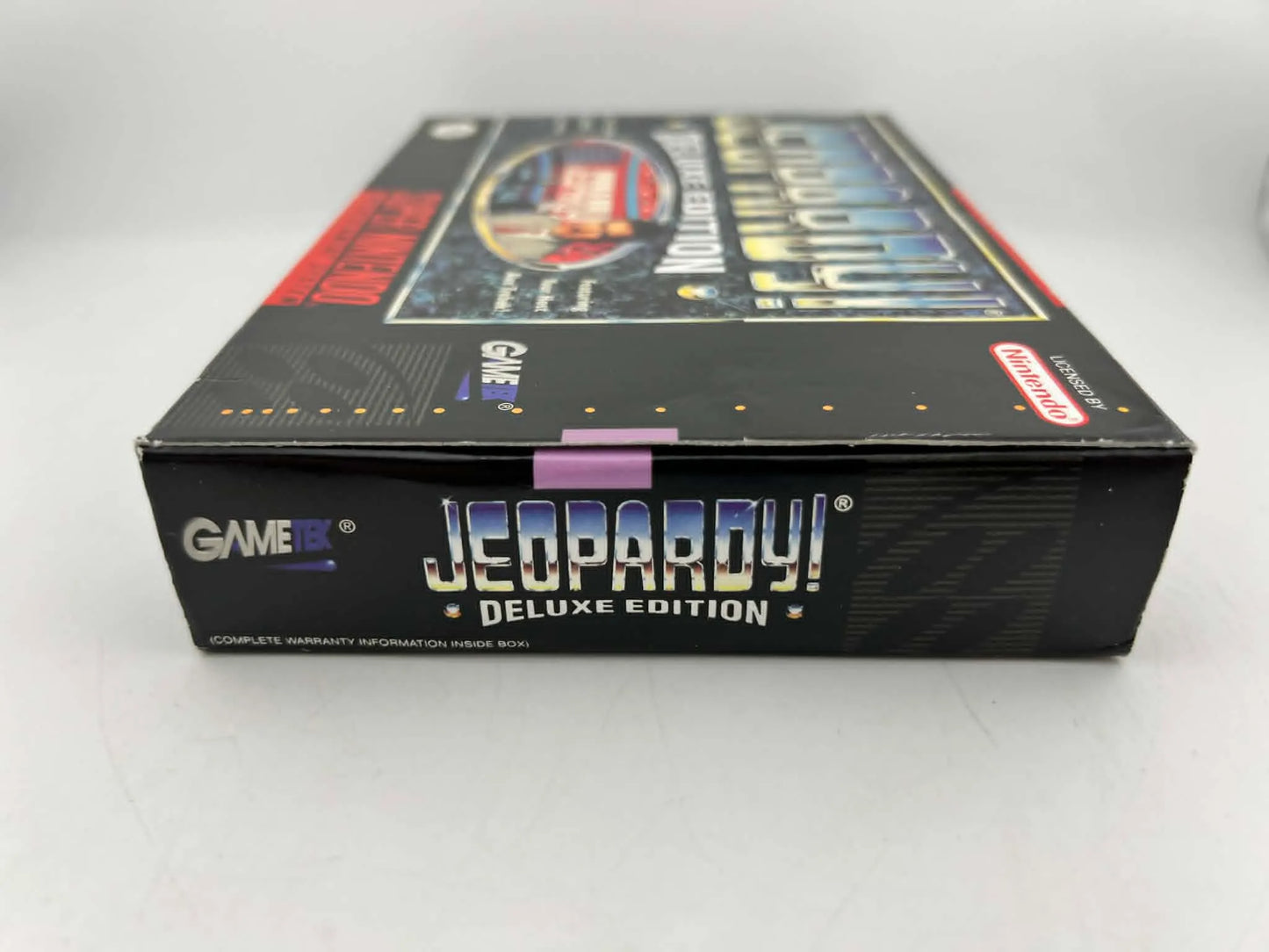 JEOPARDY DELUXE EDITION SUPER NINTENDO SNES En Boite