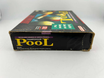 CHAMPIONSHIP POOL EN BOITE SUPER NINTENDO SNES