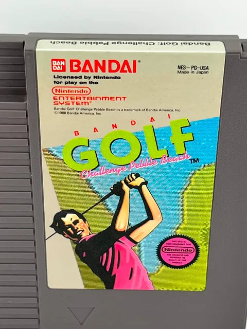 Bandai Golf Challenge At Pebble Beach Nintendo Nes