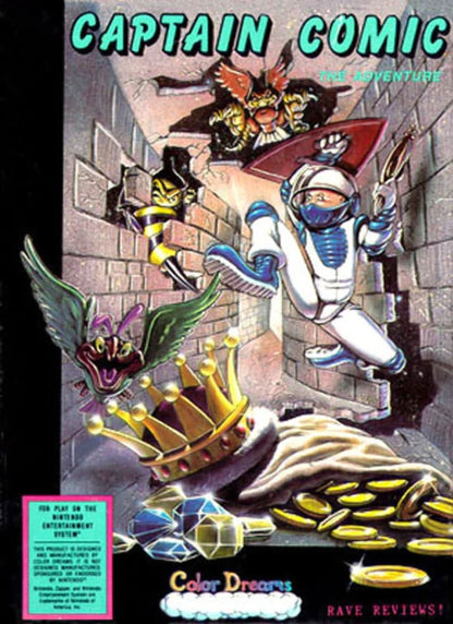 The Adventures Of Captain Comic In Box Nintendo Nes
