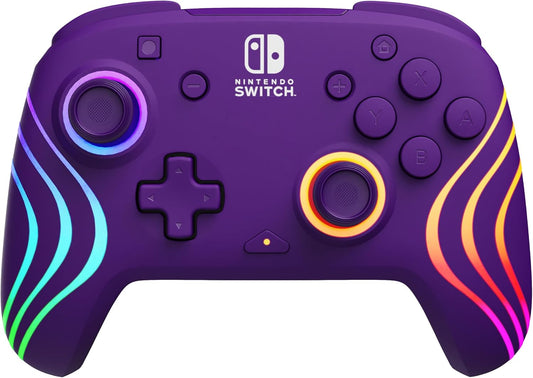 MANETTE PDP Afterglow Wave Wireless Pro Controller for Nintendo Switch/OLED - jeux video game-x