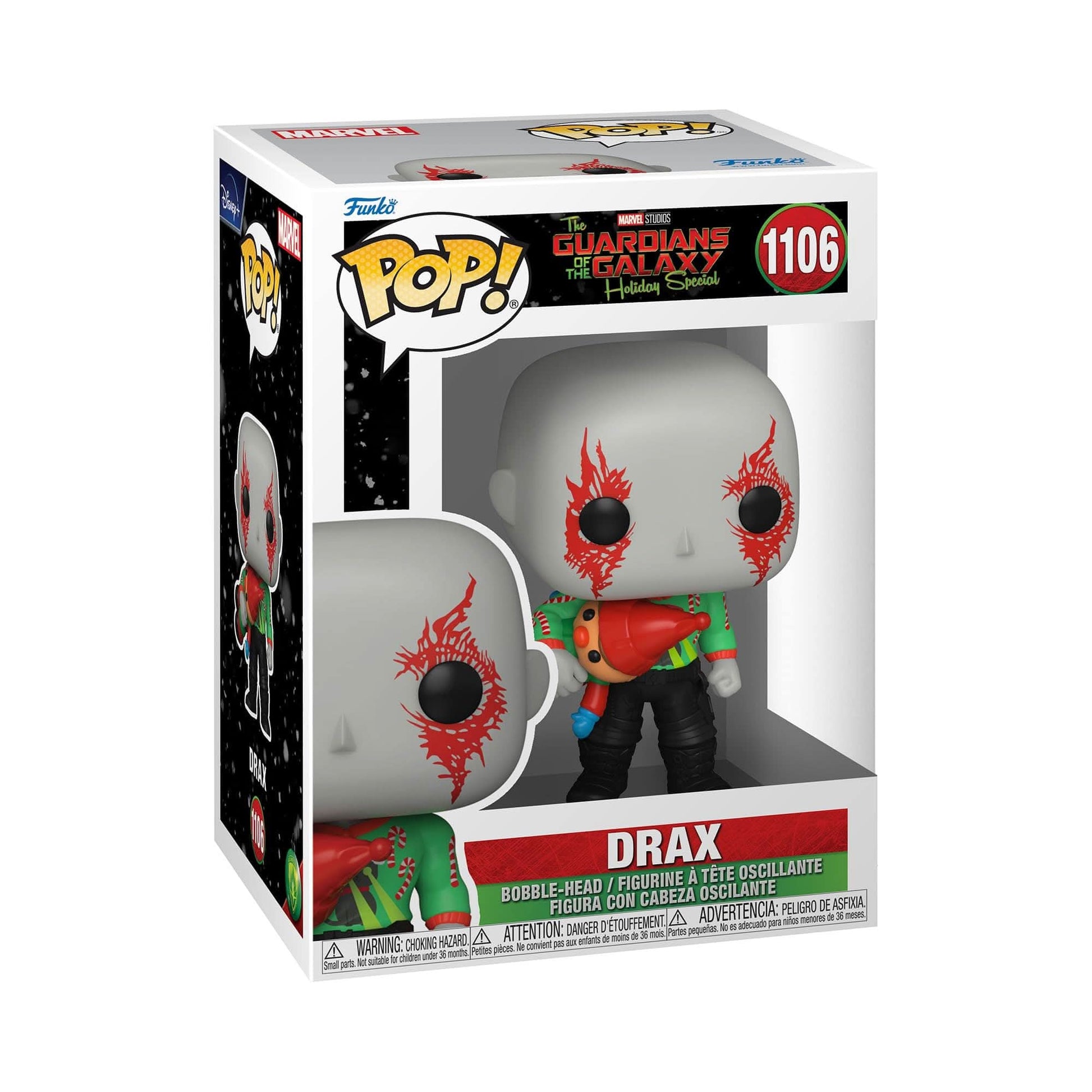 Funko Pop ! Marvel Guadiens de la Galaxie - Drax #1106 Spécial vacances funko pop