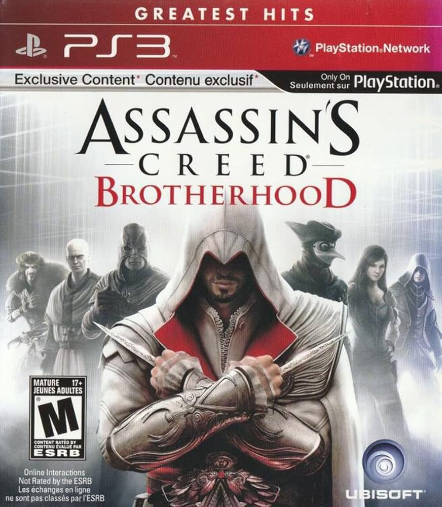 ASSASSIN'S CREED BROTHERHOOD GREATEST HITS PLAYSTATION 3 PS3