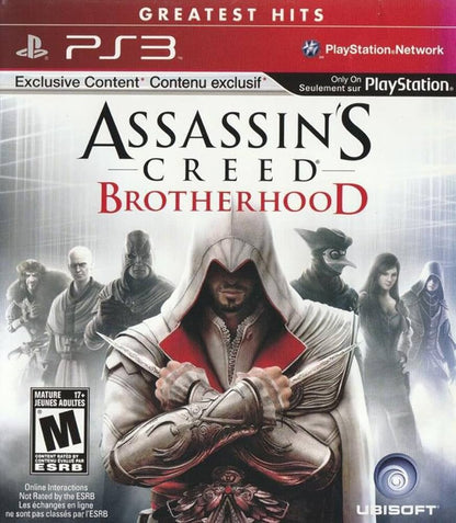ASSASSIN'S CREED BROTHERHOOD GREATEST HITS PLAYSTATION 3 PS3