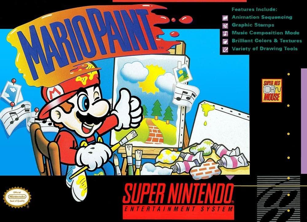 Mario Paint Super Nintendo SNES