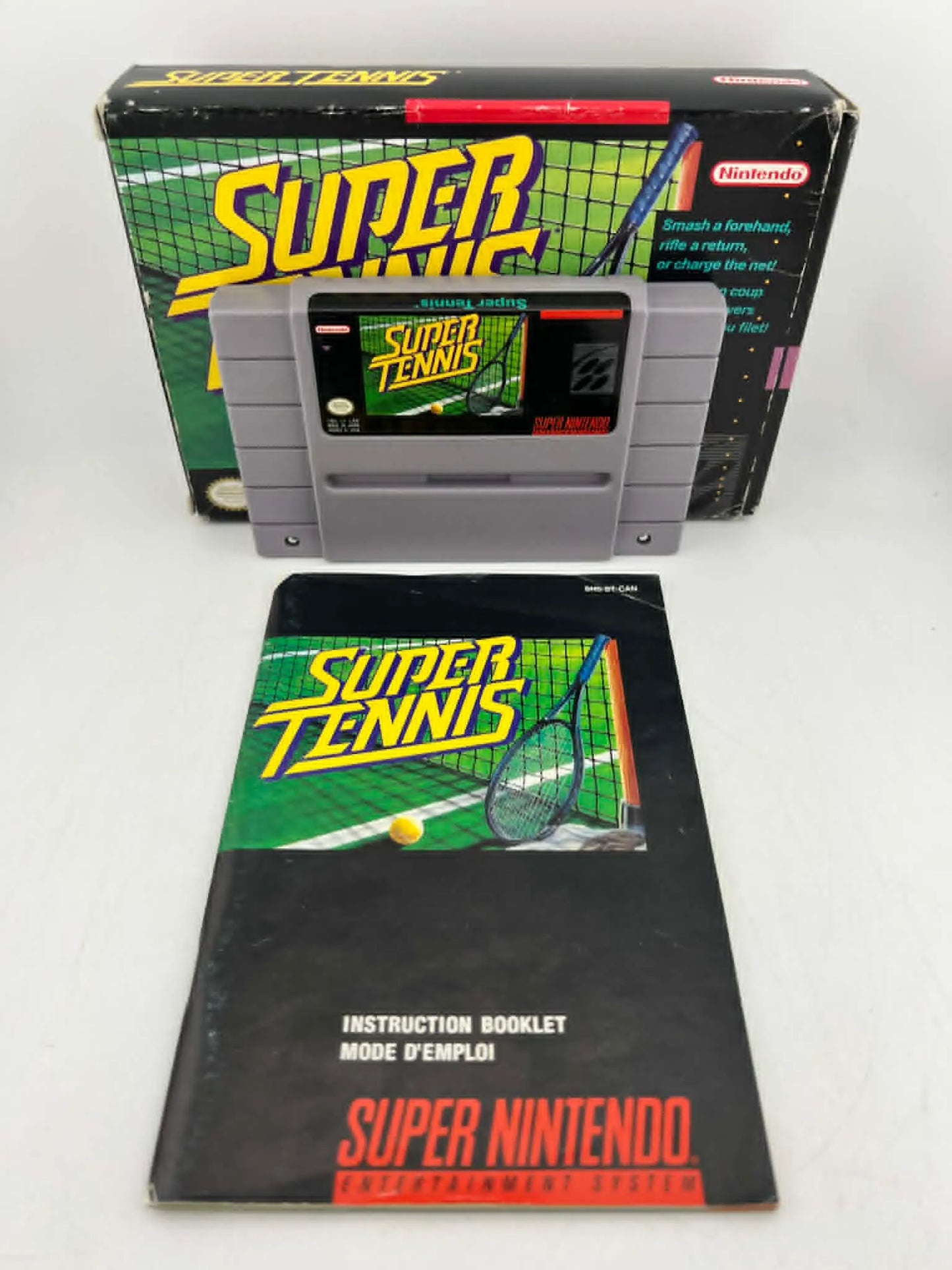 SUPER TENNIS EN BOITE SUPER NINTENDO SNES
