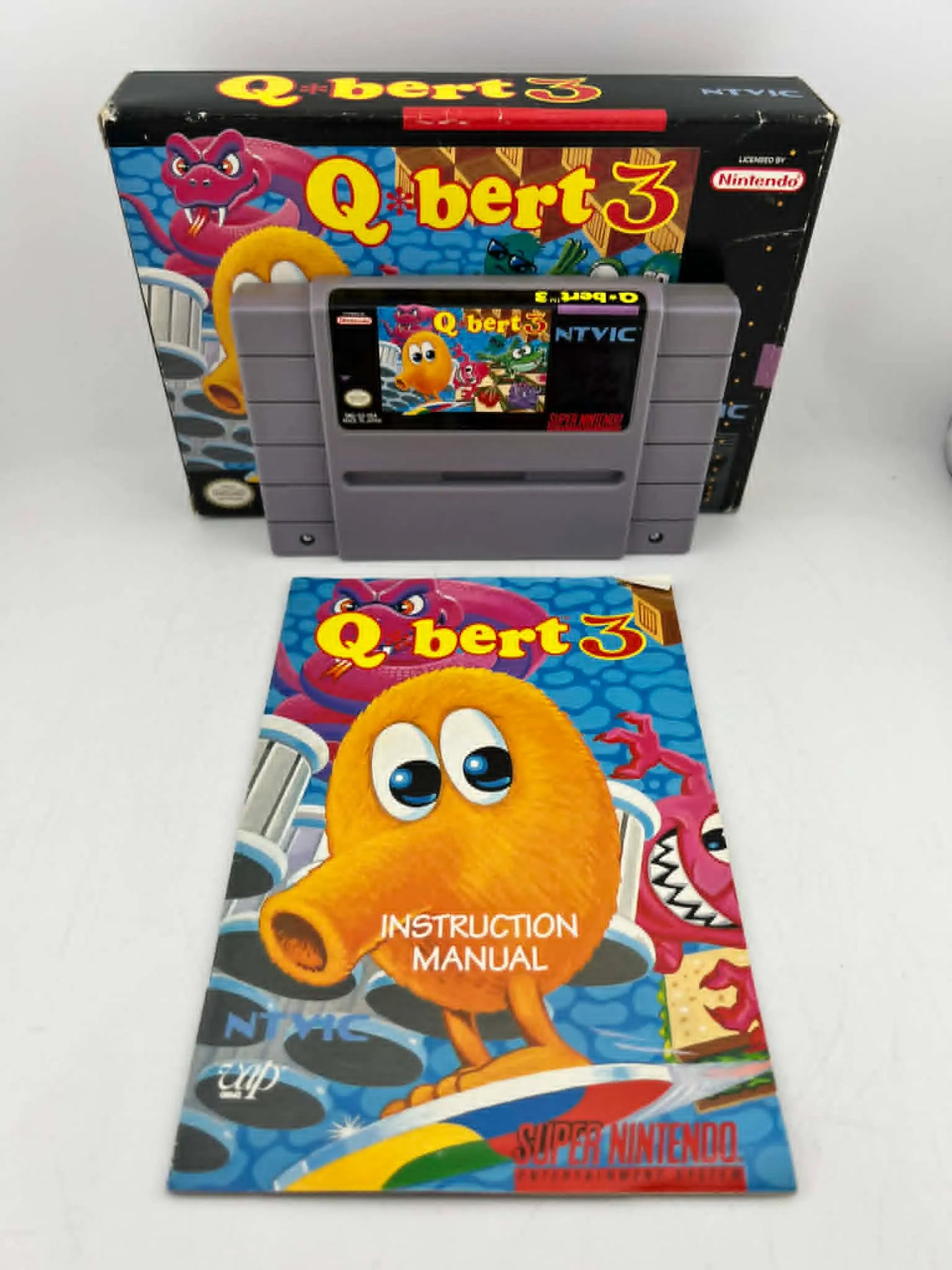 Q-BERT 3 EN BOITE SUPER NINTENDO SNES