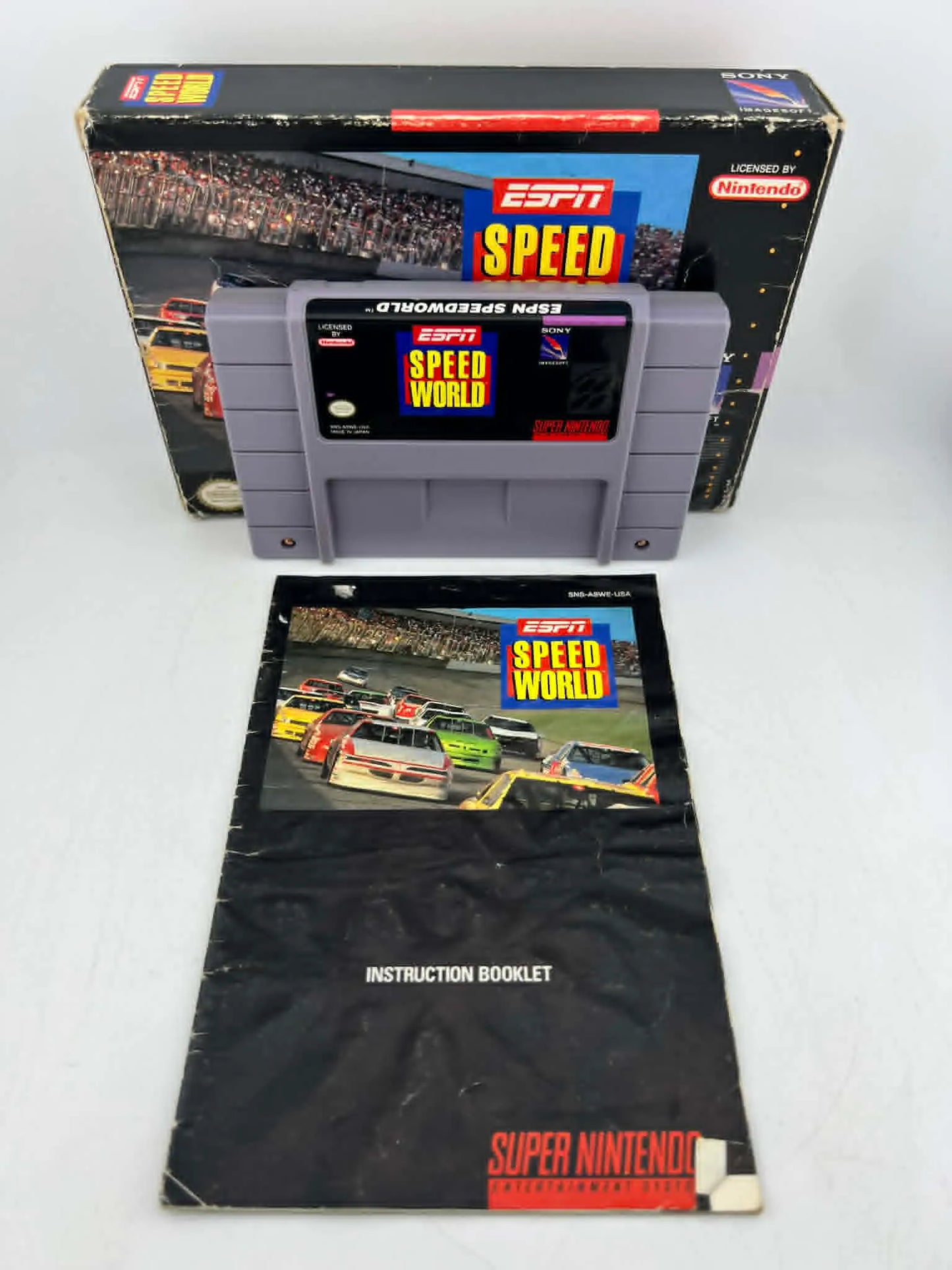 ESPN speed world en boite SUPER NINTENDO SNES