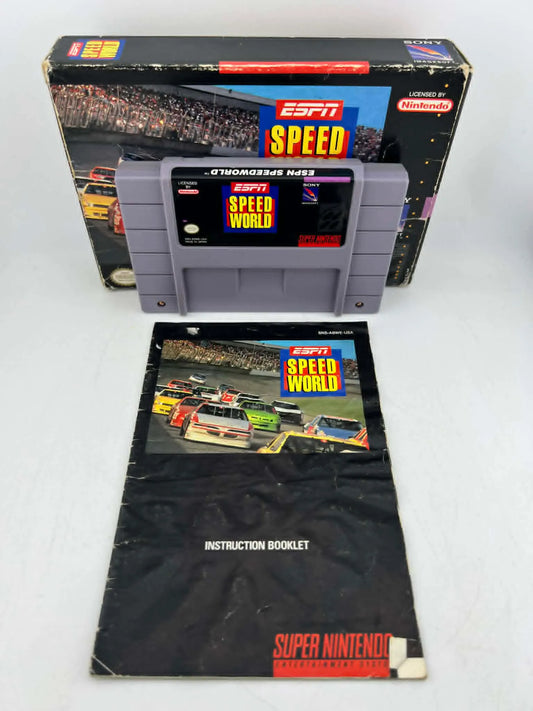 ESPN speed world en boite SUPER NINTENDO SNES
