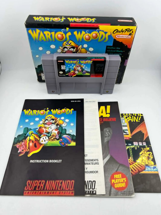 WARIO'S WOODS EN BOITE SUPER NINTENDO SNES
