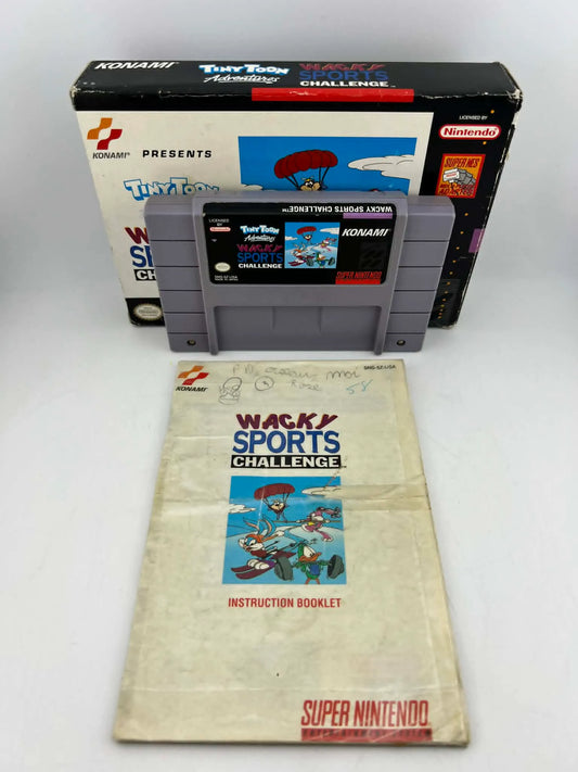 TINY TOON ADVENTURES WACKY SPORTS CHALLENGE en boite SUPER NINTENDO SNES