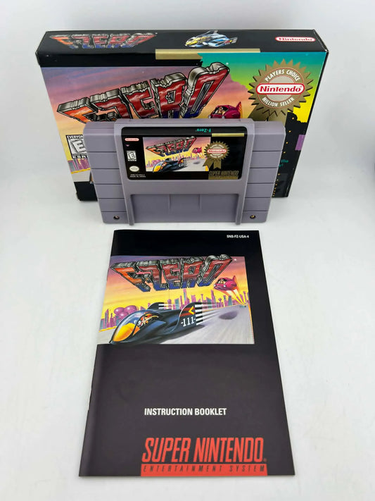 F-ZERO PLAYER'S CHOICE EN BOITE SUPER NINTENDO SNES