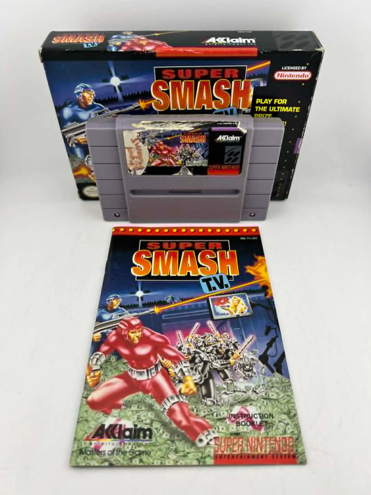 SUPER SMASH TV EN BOITE SUPER NINTENDO SNES