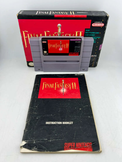 Final Fantasy II 2 Ou IV 4 En Boite Super Nintendo SNES