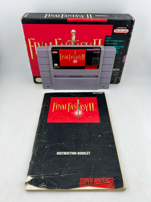 Final Fantasy II 2 Ou IV 4 En Boite Super Nintendo SNES