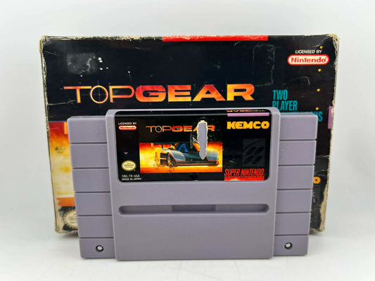 TOP GEAR EN BOITE SUPER NINTENDO SNES