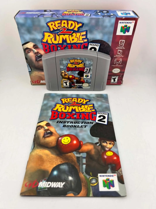 READY 2 RUMBLE BOXING ROUND 2 EN BOITE NINTENDO 64 N64