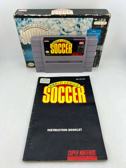 WORLD LEAGUE SOCCER EN BOITE SUPER NINTENDO SNES