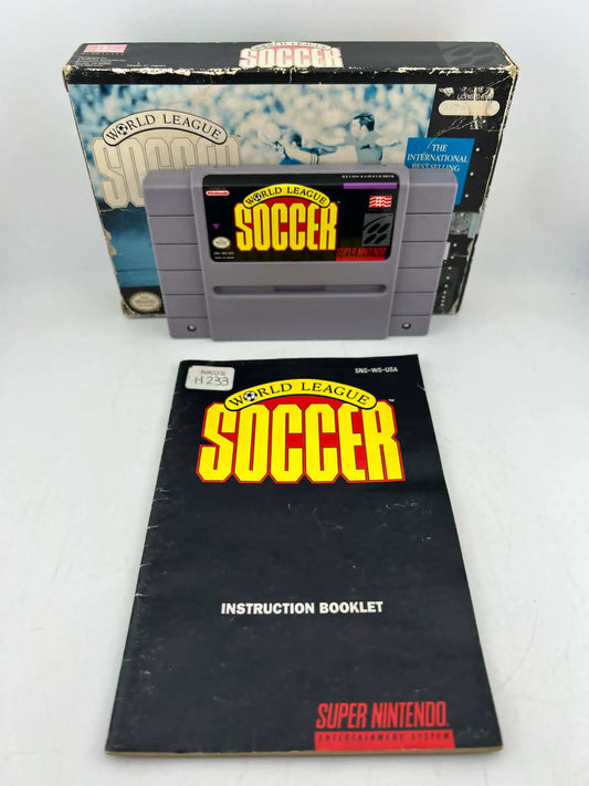 WORLD LEAGUE SOCCER EN BOITE SUPER NINTENDO SNES