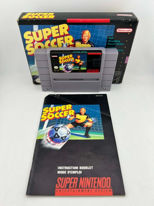 SUPER SOCCER EN BOITE SUPER NINTENDO SNES