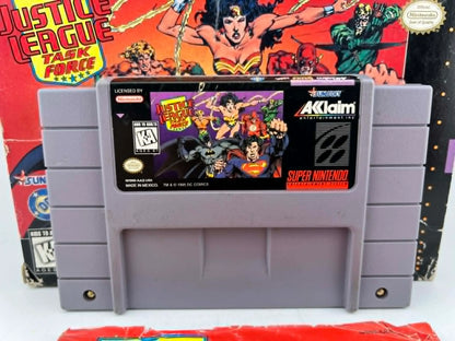 JUSTICE LEAGUE TASK FORCE EN BOITE SUPER NINTENDO SNES