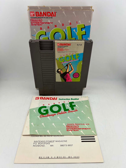 BANDAI GOLF CHALLENGE AT PEBBLE BEACH EN BOITE NINTENDO NES