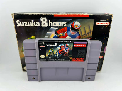 SUZUKA 8 HOURS en boite SUPER NINTENDO SNES