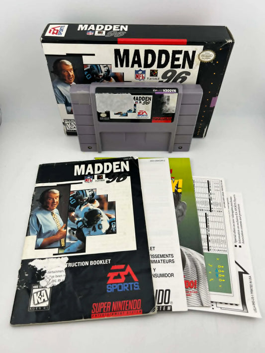 MADDEN NFL 96 SUPER NINTENDO SNES En Boite
