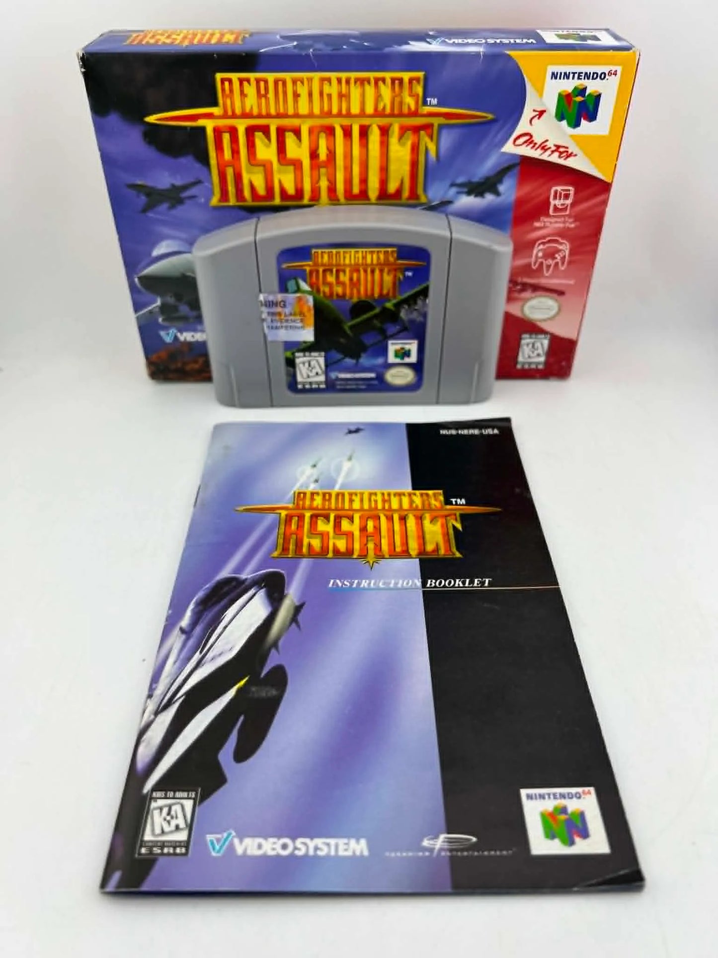 AEROFIGHTERS ASSAULT EN BOITE NINTENDO 64 N64