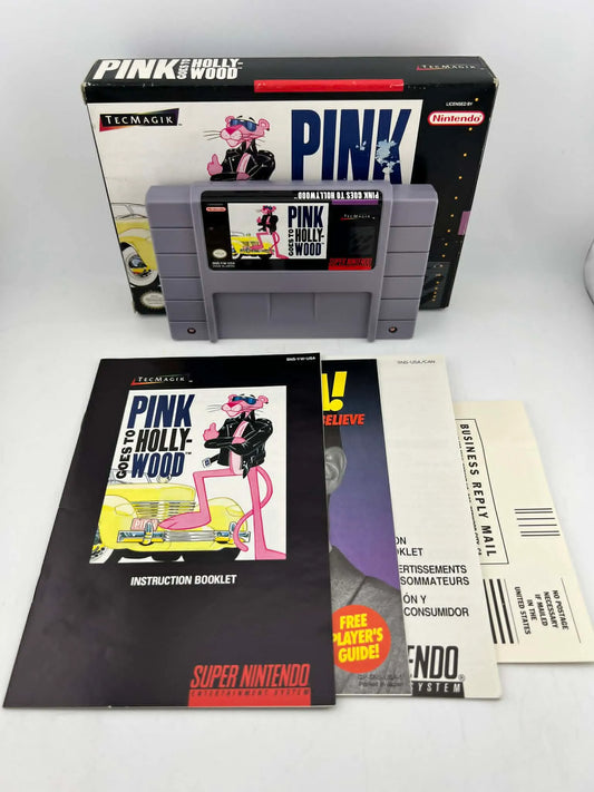 PINK PANTHER GOES TO HOLLYWOOD EN BOITE SUPER NINTENDO SNES
