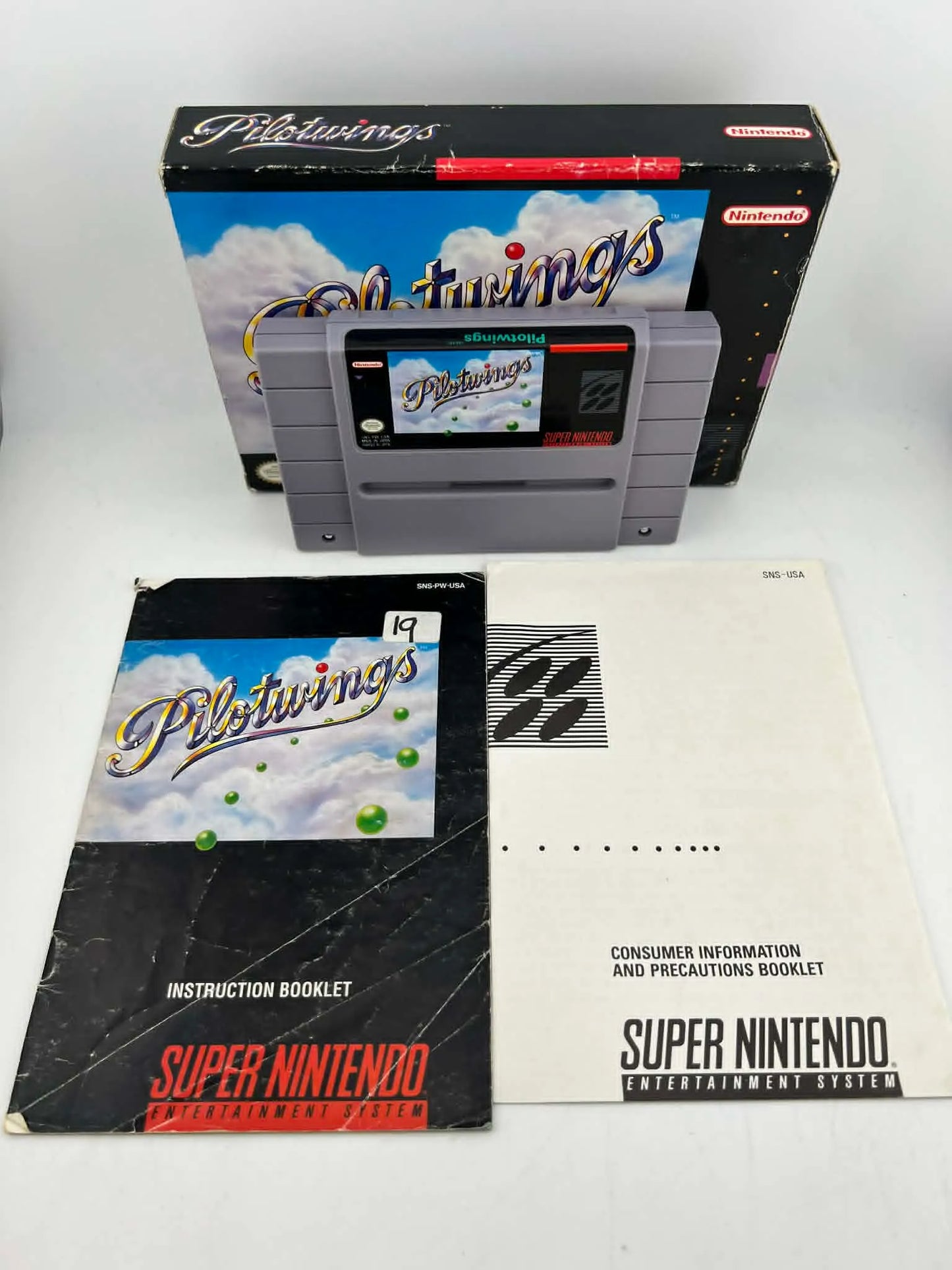 Pilotwings Super Nintendo Snes