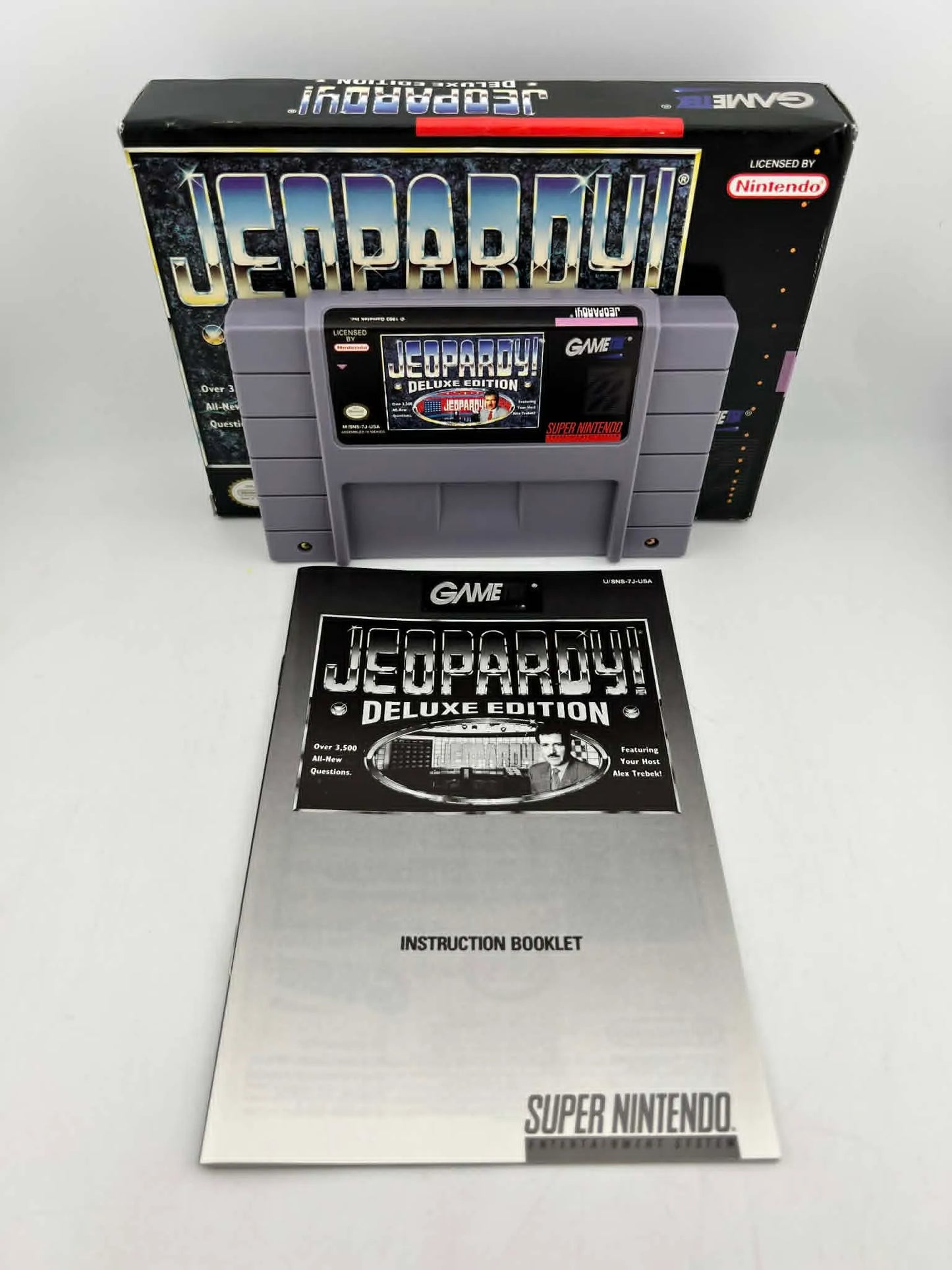 JEOPARDY DELUXE EDITION SUPER NINTENDO SNES En Boite