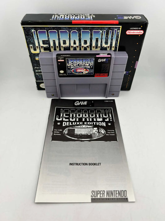 JEOPARDY DELUXE EDITION SUPER NINTENDO SNES En Boite