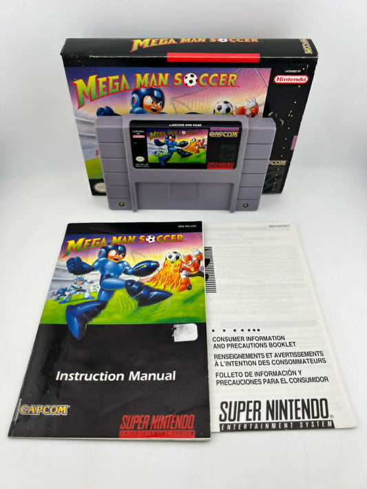 MEGA MAN SOCCER en boite SUPER NINTENDO SNES