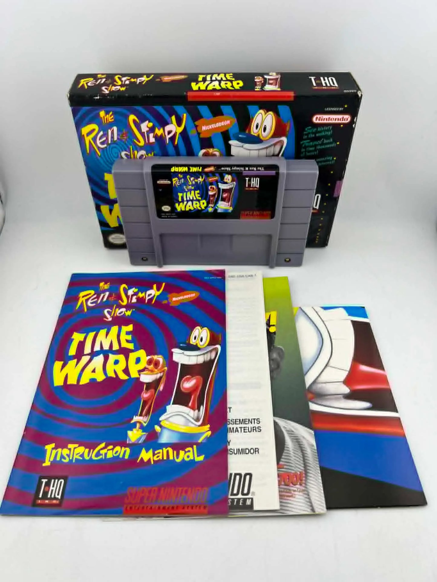 THE REN AND STIMPY SHOW: TIME WARP EN BOITE SUPER NINTENDO SNES