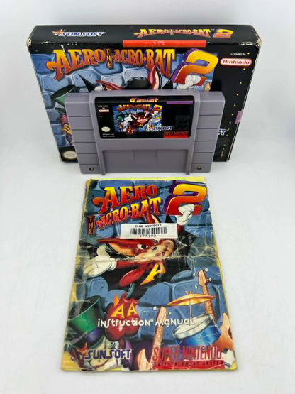 AERO THE ACRO-BAT 2 EN BOITE SUPER NINTENDO SNES