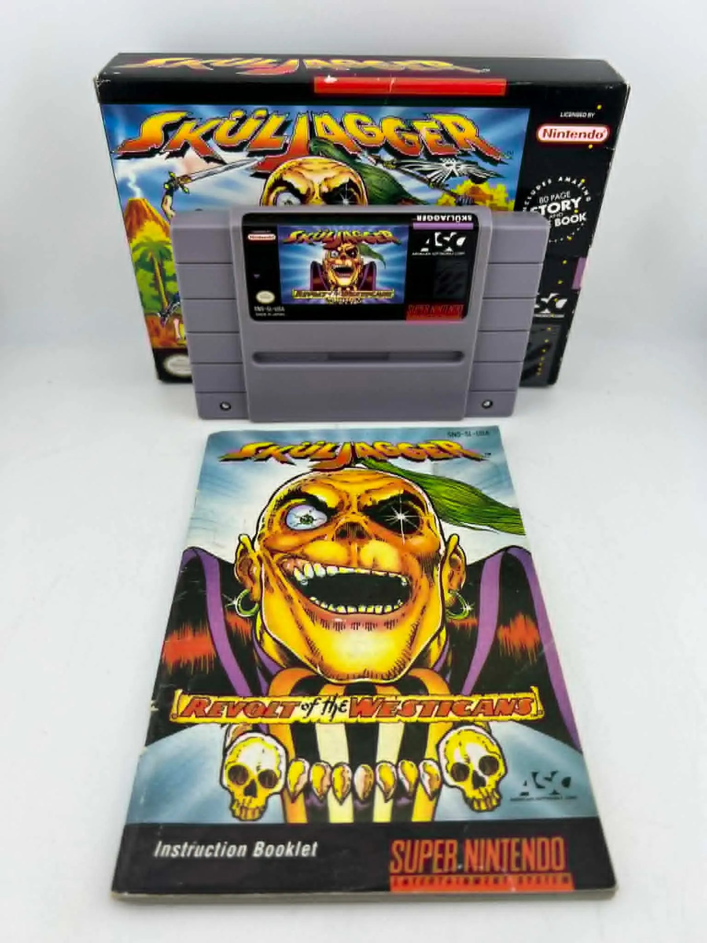 SKULJAGGER en boite SUPER NINTENDO SNES
