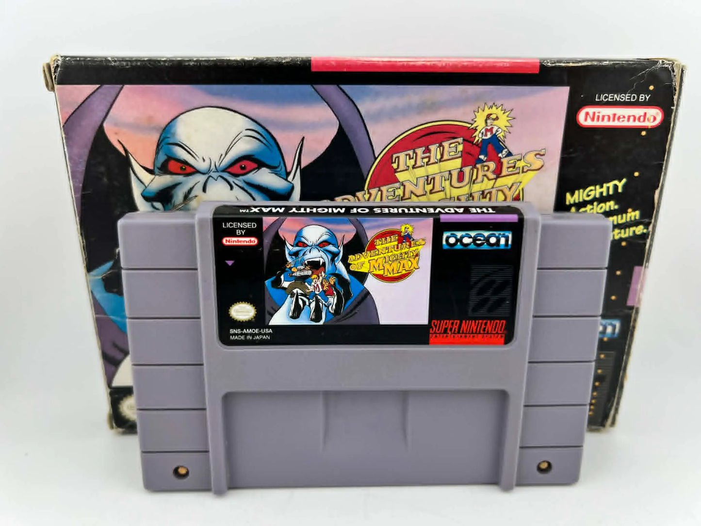THE ADVENTURES OF MIGHTY MAX en boite SUPER NINTENDO SNES