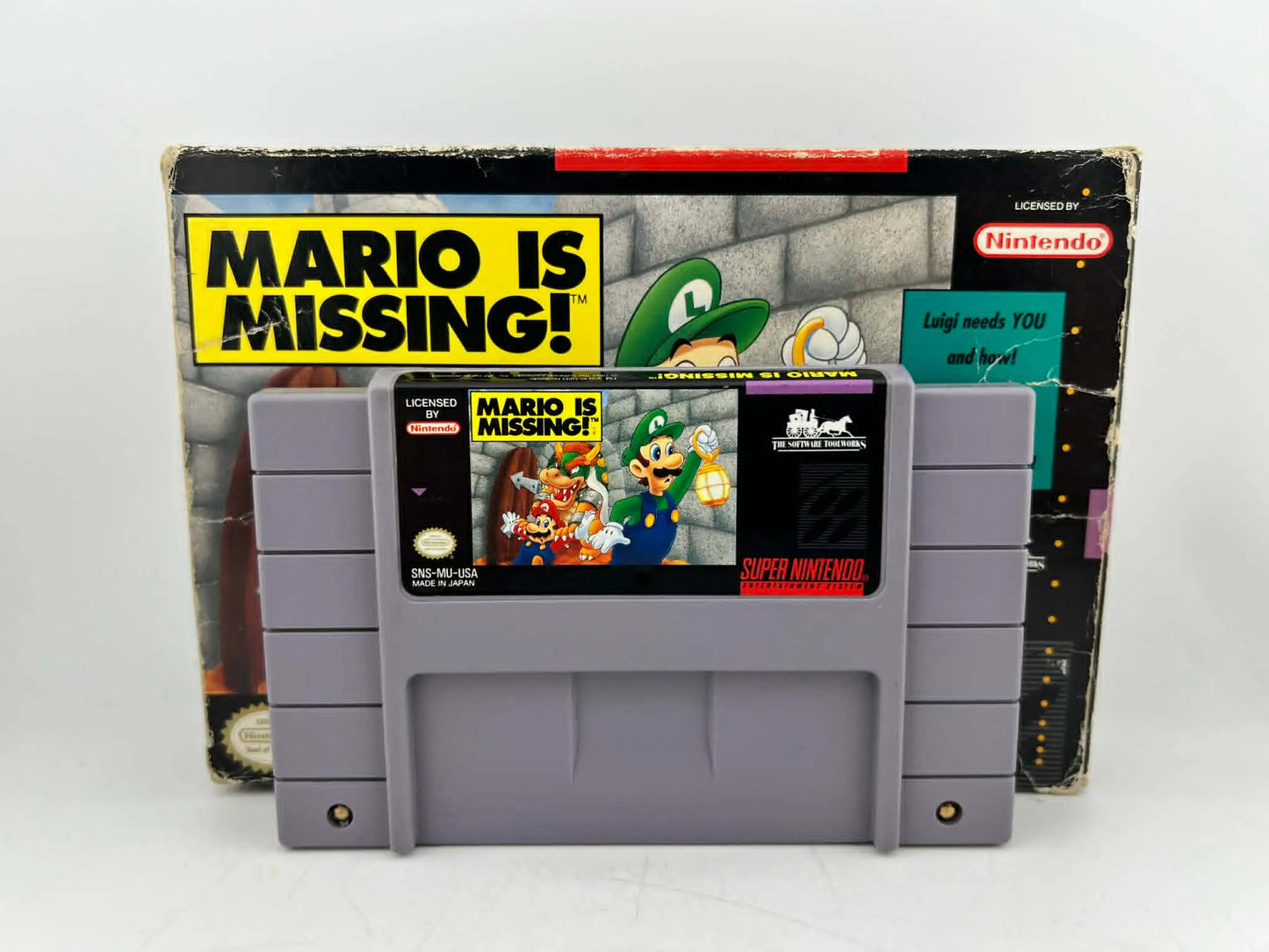 MARIO IS MISSING ! EN BOITE SUPER NINTENDO SNES