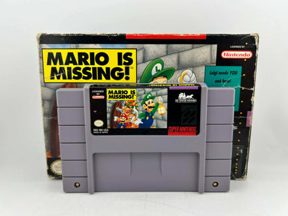 MARIO IS MISSING ! EN BOITE SUPER NINTENDO SNES