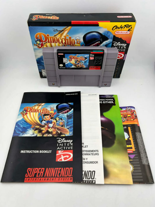 DISNEY'S PINOCCHIO EN BOITE SUPER NINTENDO SNES