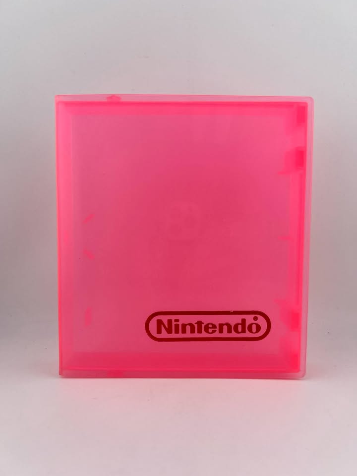 Boitier de plastique Rose avec Logo Nintendo Nes