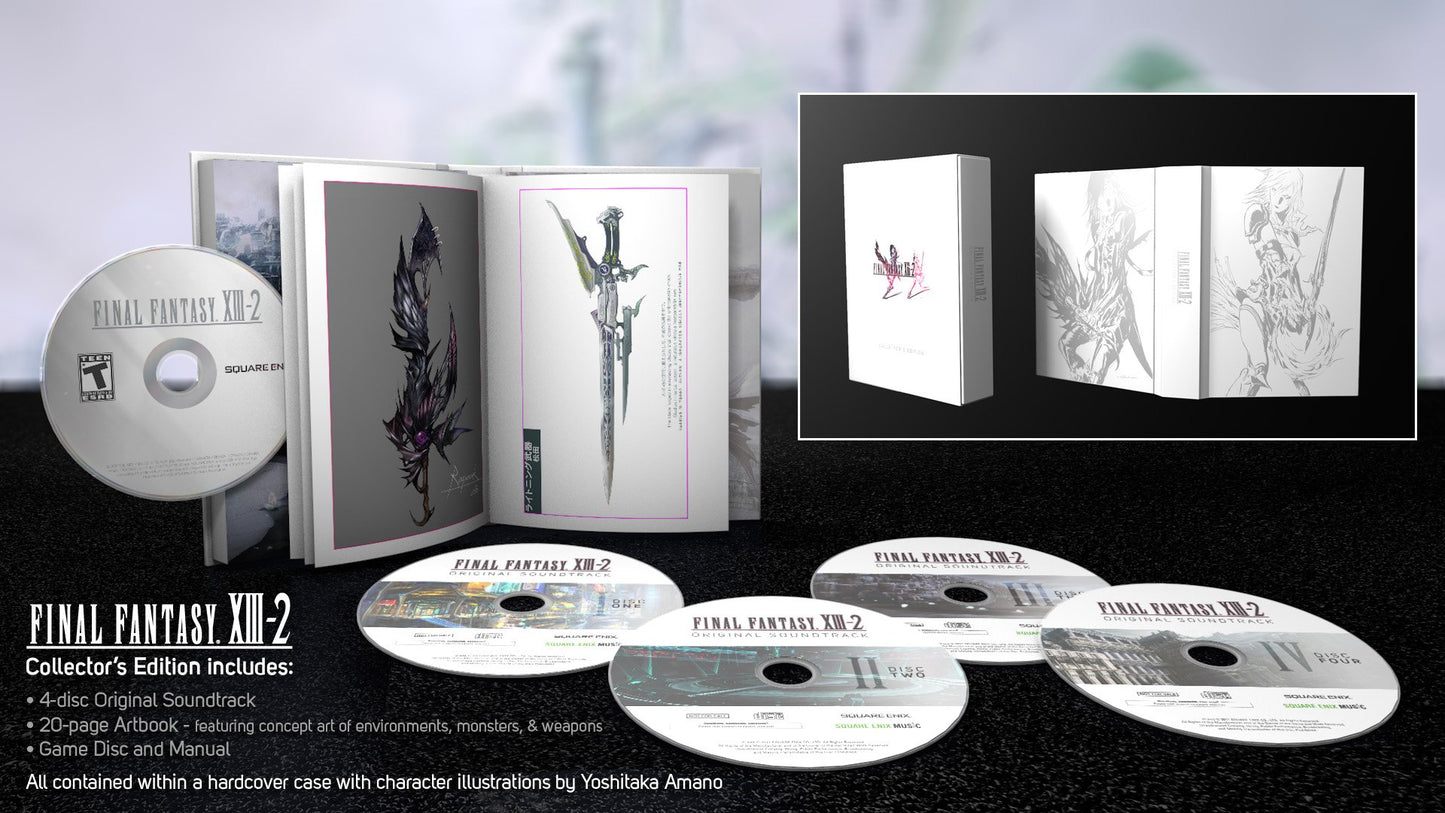 FINAL FANTASY XIII-2 13-2 Collector's Edition PLAYSTATION 3 PS3 - jeux video game-x