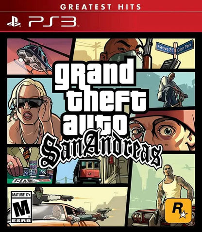 GRAND THEFT AUTO GTA SAN ANDREAS GREATEST HITS PLAYSTATION 3 PS3