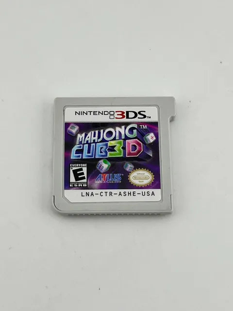 Mahjong Cub3d Nintendo 3DS