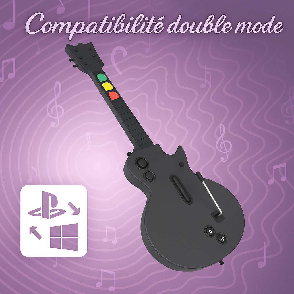 Hyper Jammer Wireless Guitar Playstation 3 PS3 / PC