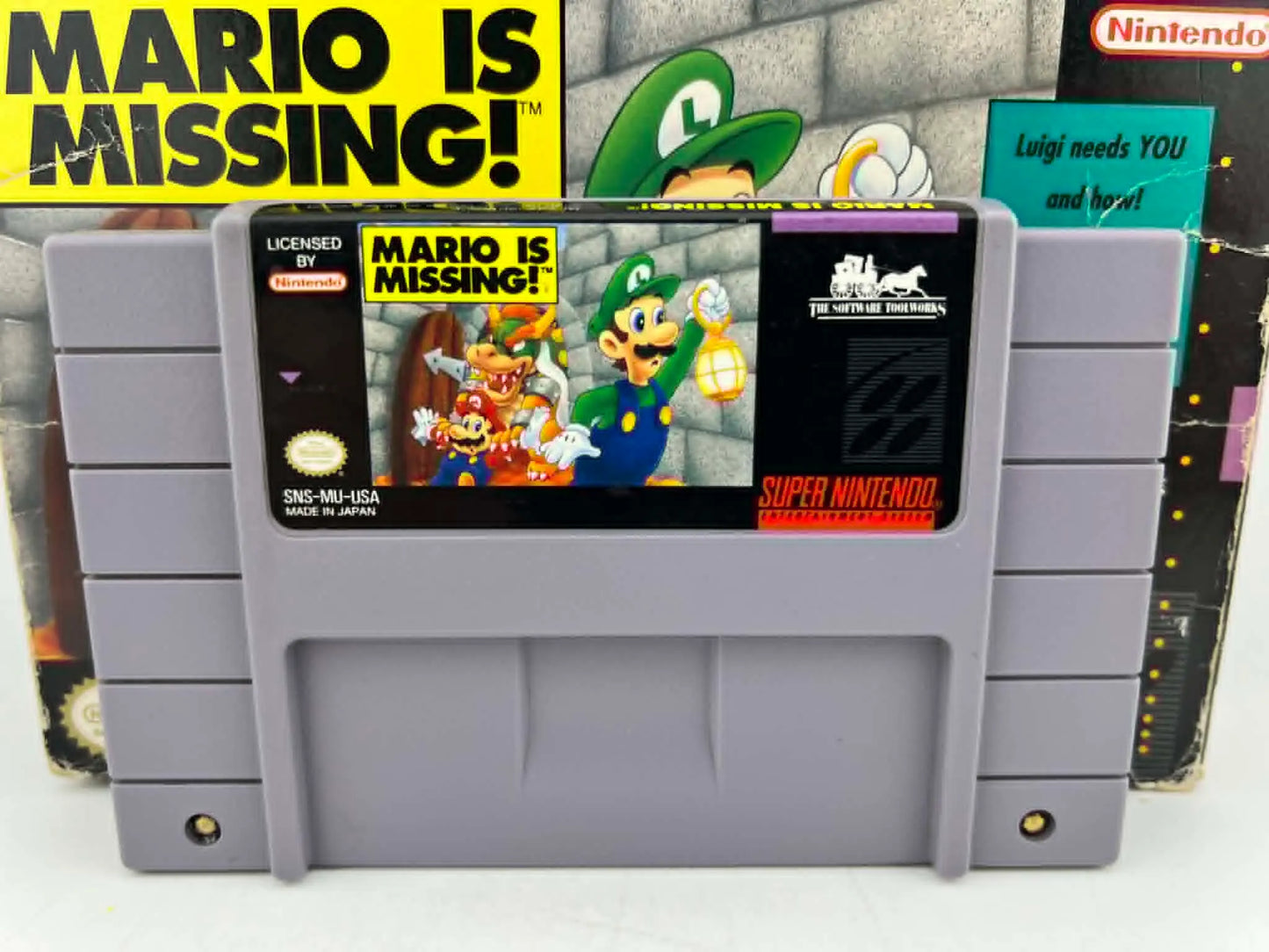 MARIO IS MISSING ! EN BOITE SUPER NINTENDO SNES