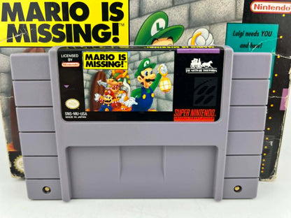 MARIO IS MISSING ! EN BOITE SUPER NINTENDO SNES