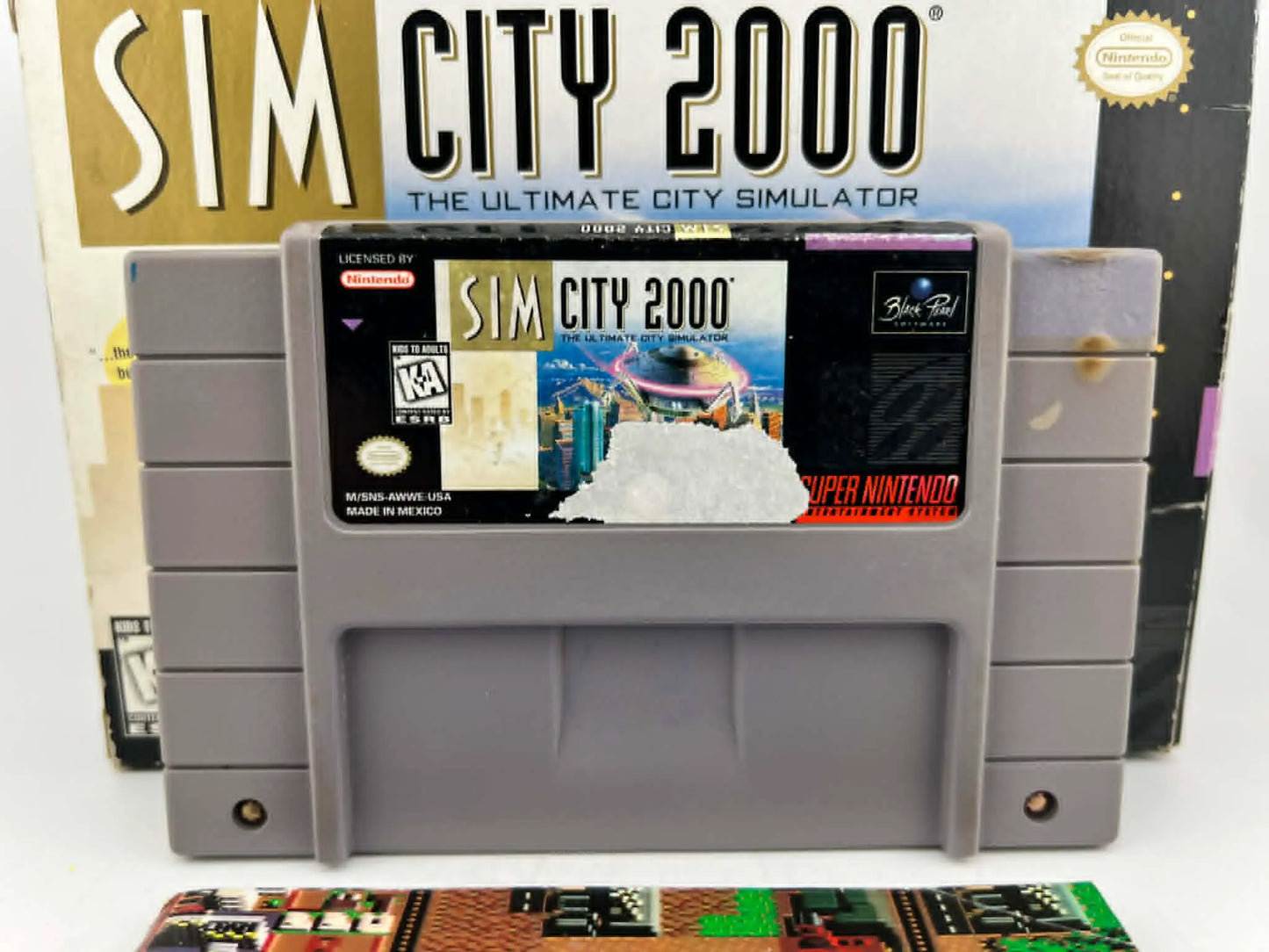 SIMCITY 2000 EN BOITE SUPER NINTENDO SNES