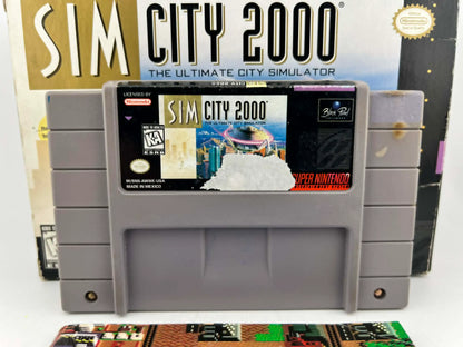 SIMCITY 2000 EN BOITE SUPER NINTENDO SNES